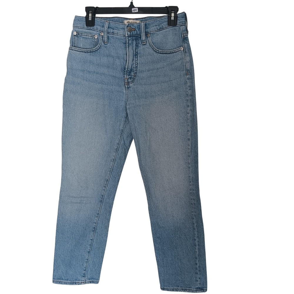 Madewell The Perfect Vintage Jean Women 26P Light Blue High Rise Tapered MC490